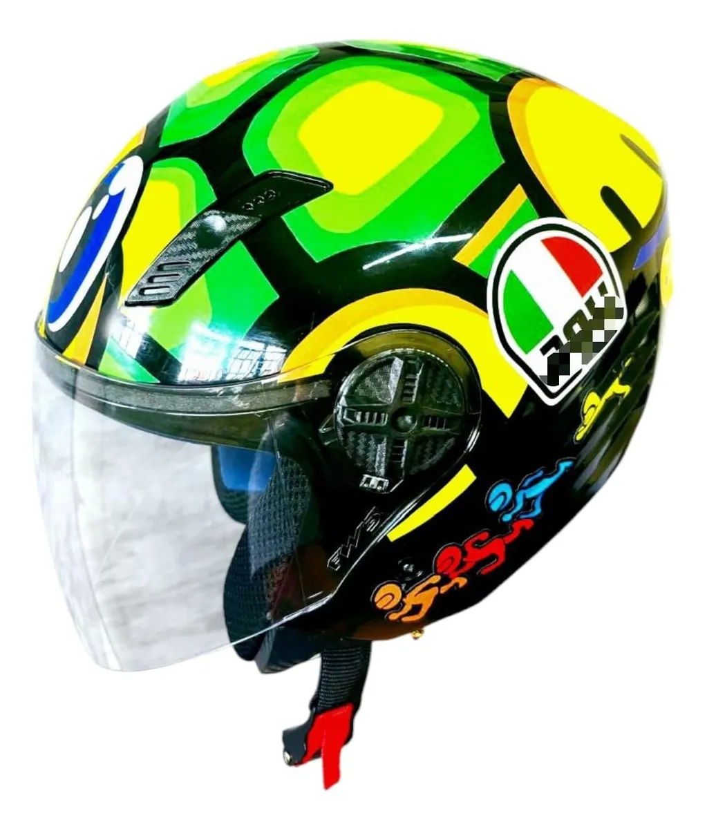 AGV Turtle Verde Tartaruga Personalizado