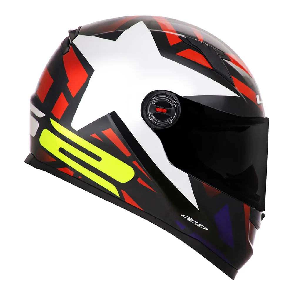 Capacete LS2 FF358 Classic Starwar Vermelho